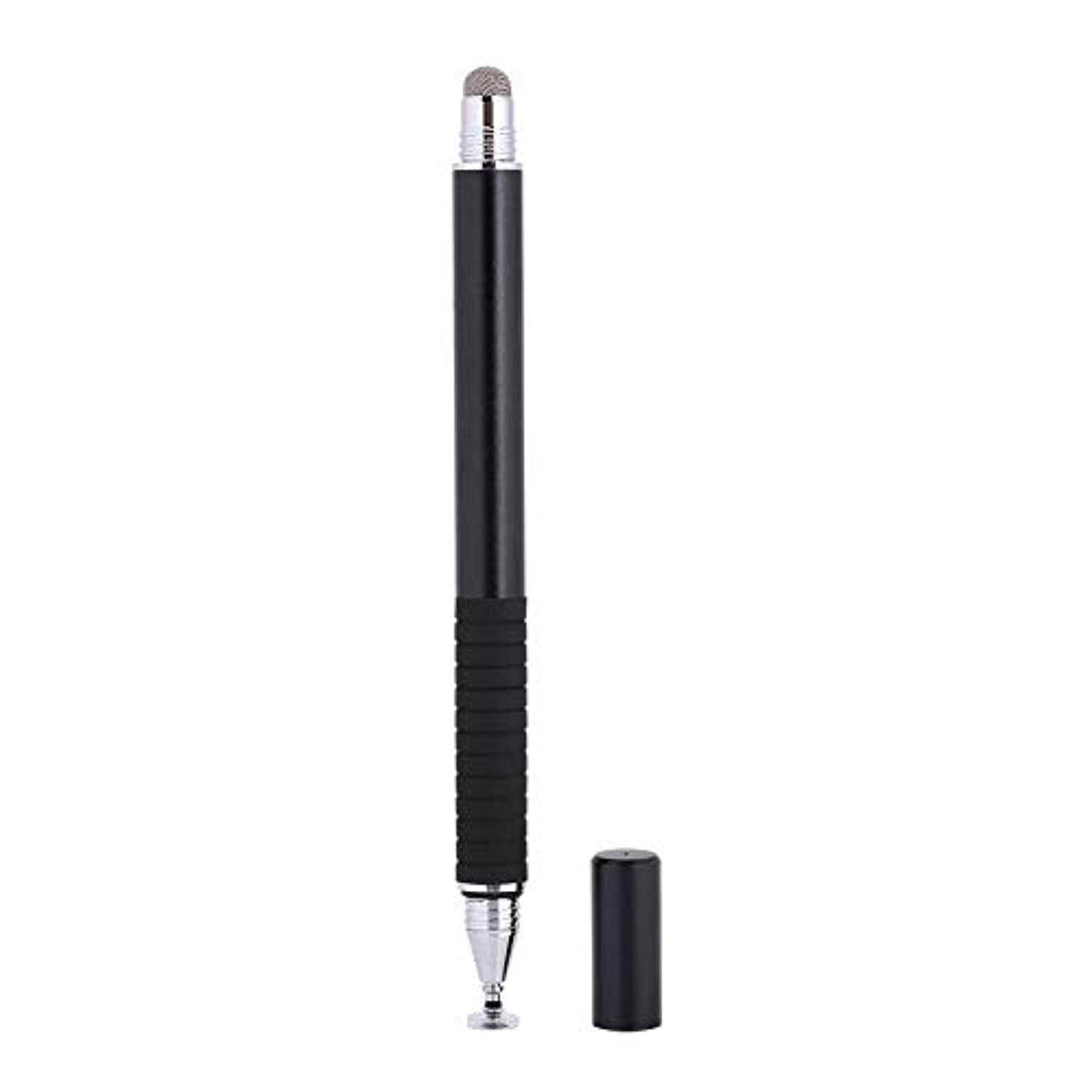 high precision capacitive stylus pen, universal 2 in 1 disc stylus touch screen pen high sensitivity & precision for ipad iphone htc hd2 ipad and other touch screens(black)