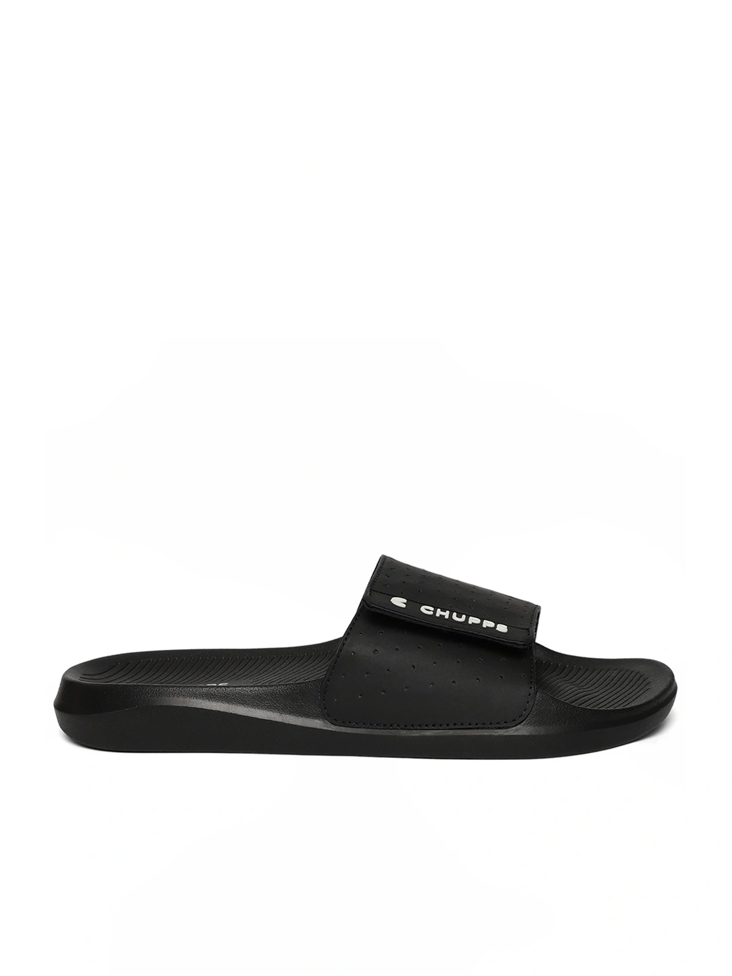 Chupps Men's Classic AirSoft Black Slides