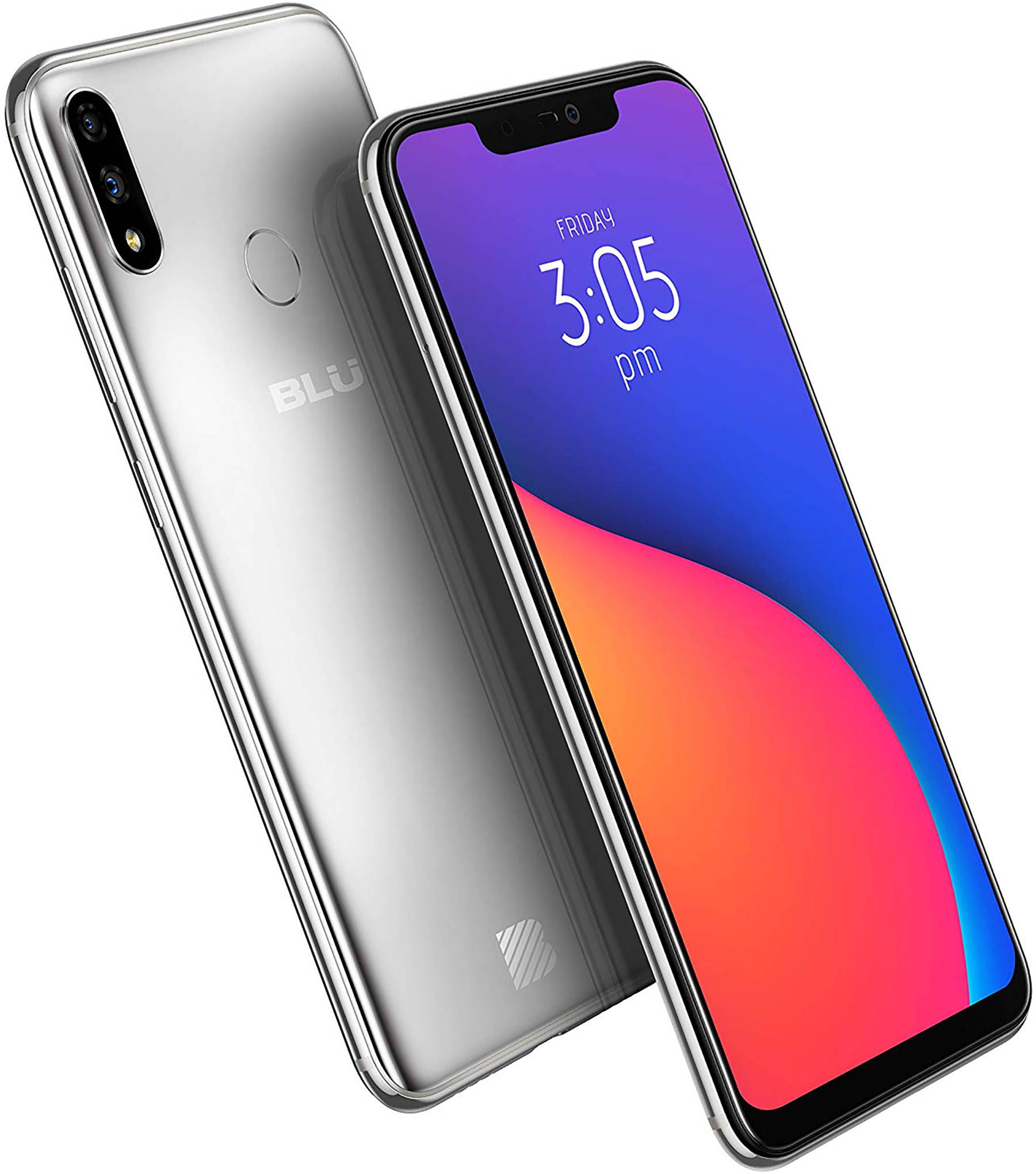 BLU Vivo XI+ V0311WW 128GB Unlocked Verizon/GSM Android Phone w/ Dual: 16MP|5MP Camera - Silver