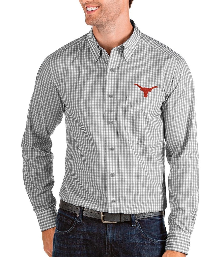 Antigua NCAA Structure Long-Sleeve Woven Shirt