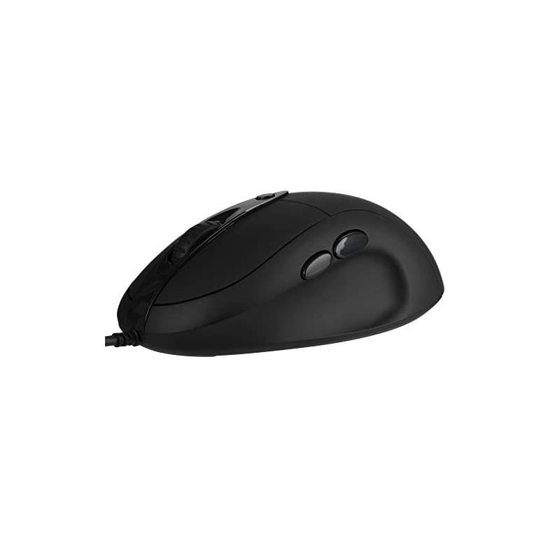 Revel FIT Ergonomic Gaming Mouse PMW 3360 Rubberized Black PC Mac