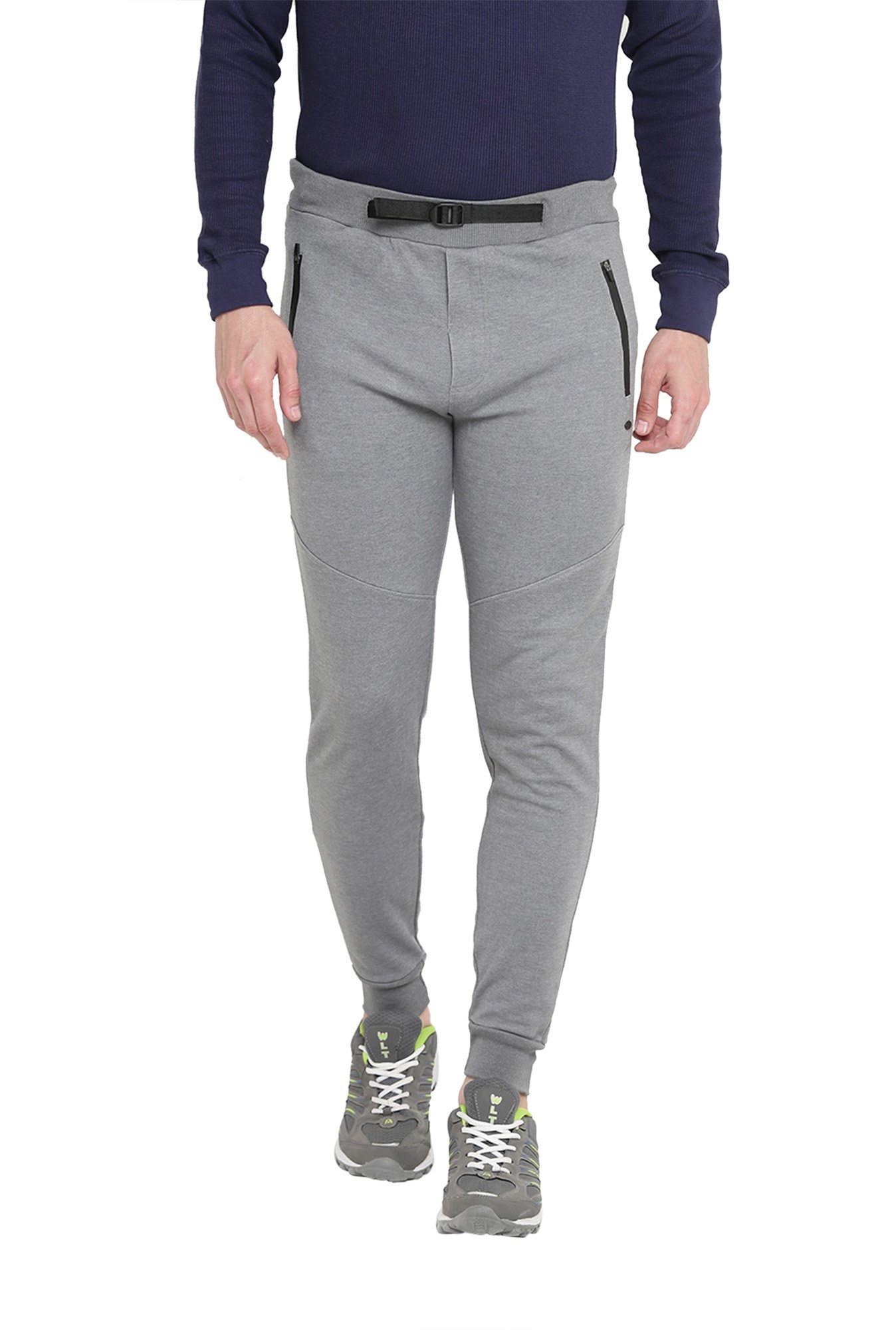 Proline Grey Mid Rise Joggers