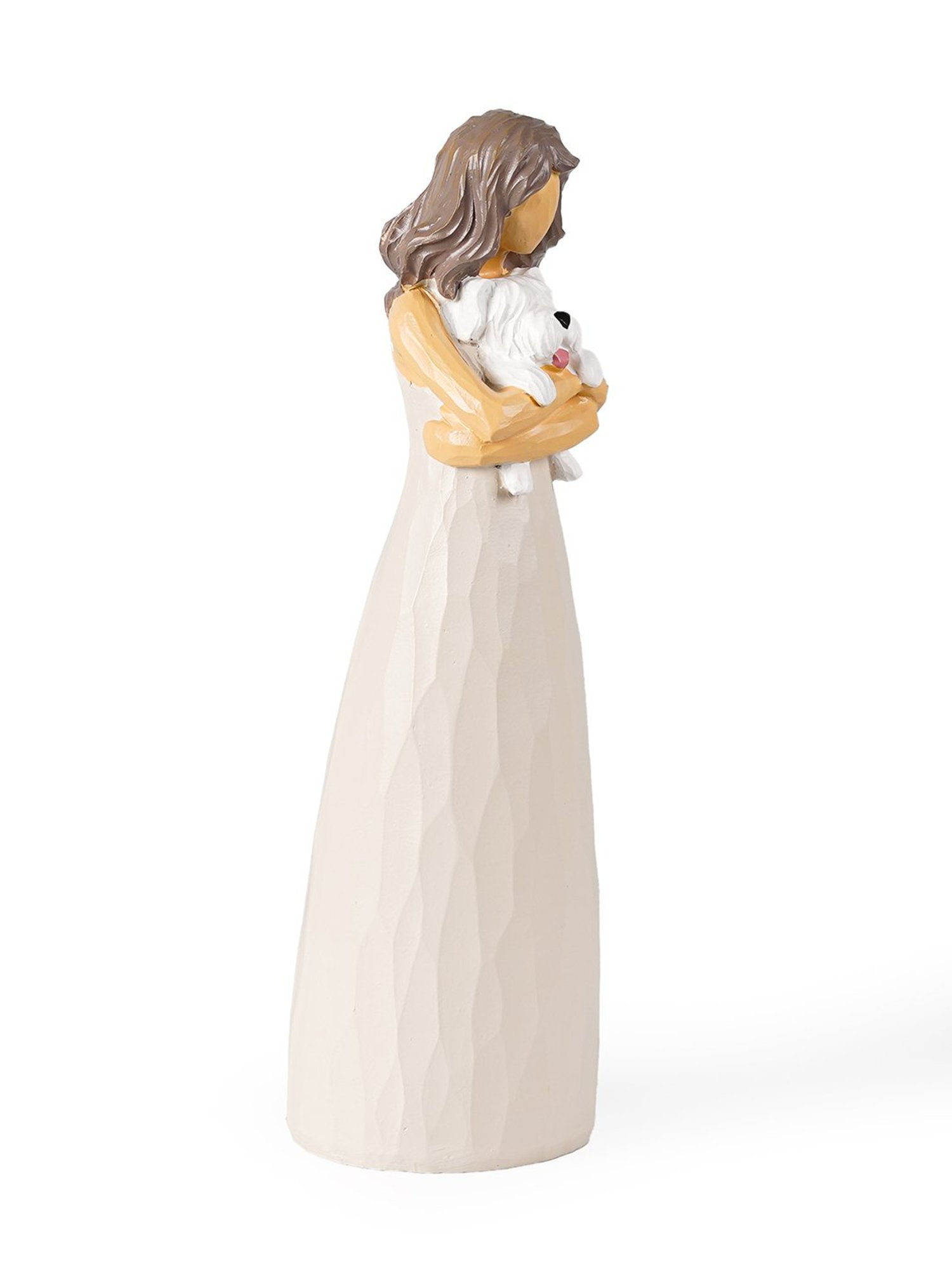 The Artment Decorative Baby Doll with Teddy Girl Polyresin Showpiece