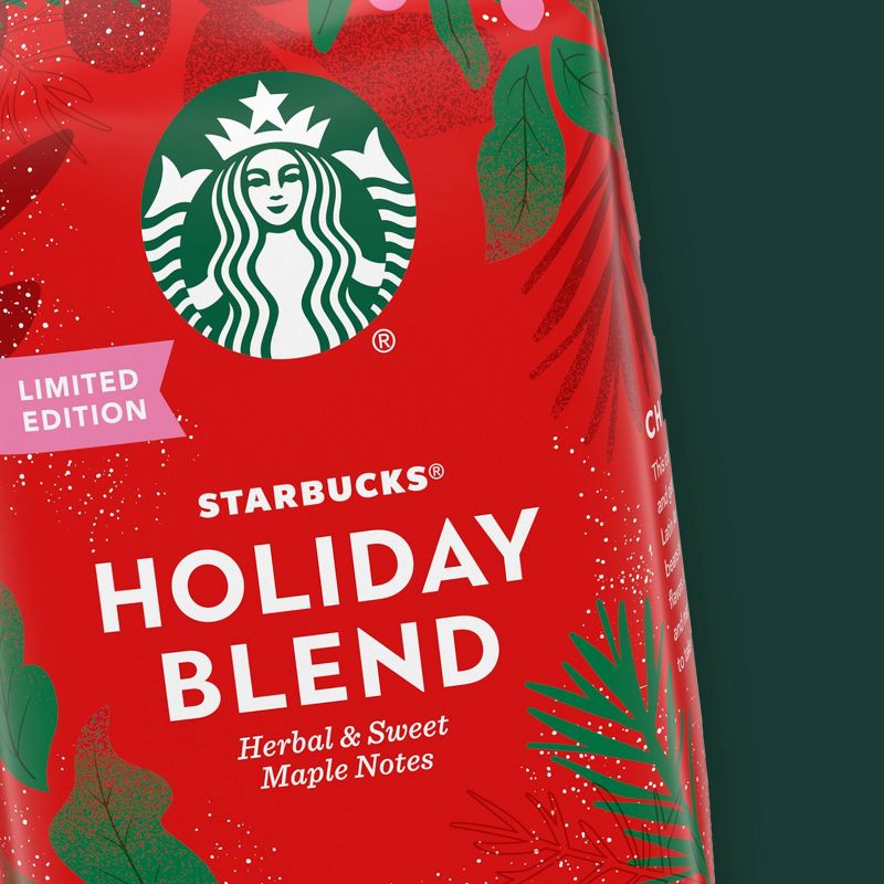 Starbucks Holiday Blend Medium Roast Ground Coffee - 10oz