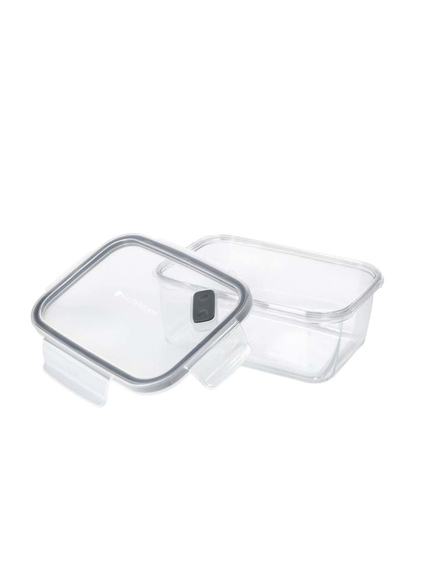 MasterClass Transparent Plastic Rectangular Food Storage Container (1.5 L)