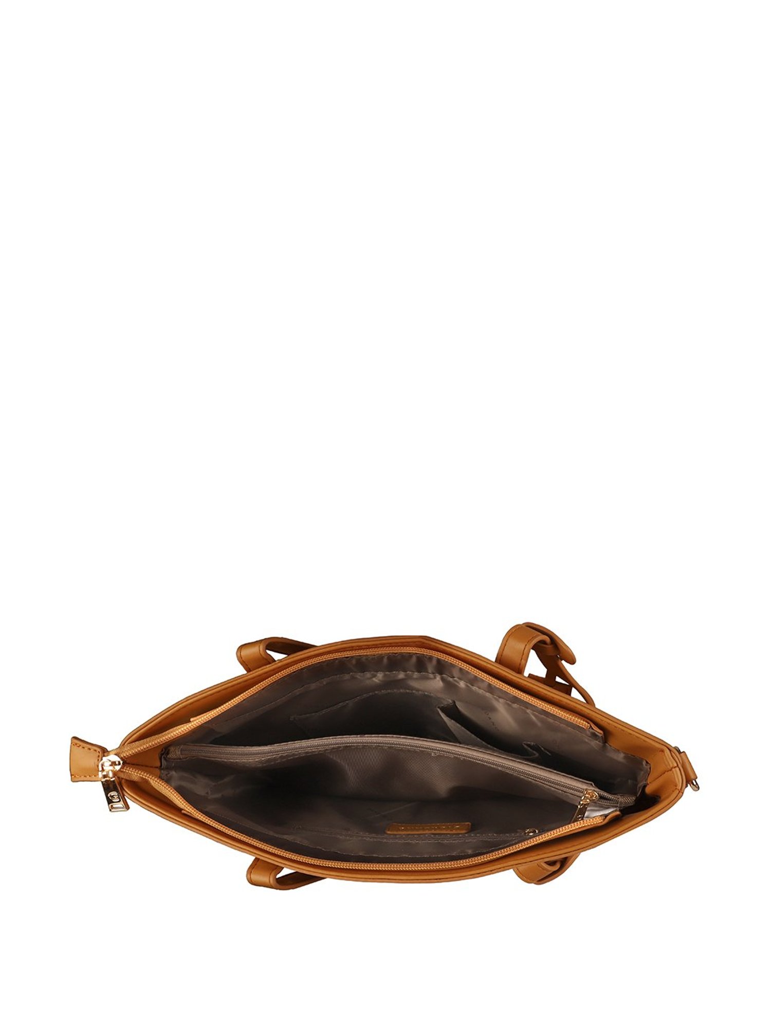 Giordano Orange Solid Shoulder Handbag