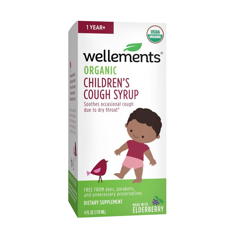 Wellements Organic Children's Cough - 4 fl oz