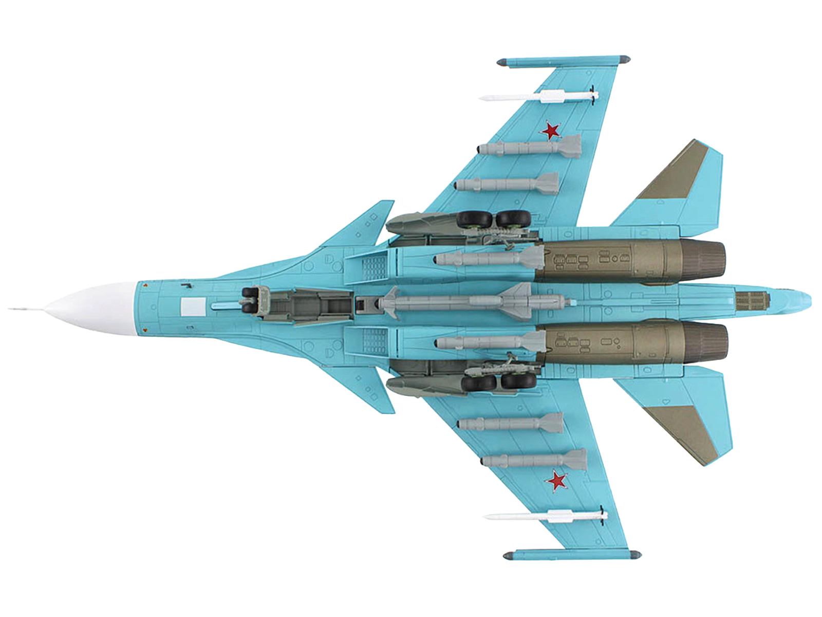 Sukhoi Su-24M Fencer-D Bomber Aircraft "Ukraine War" (2023) Ukrainian Air Force 1/72 Diecast Model by JC Wings