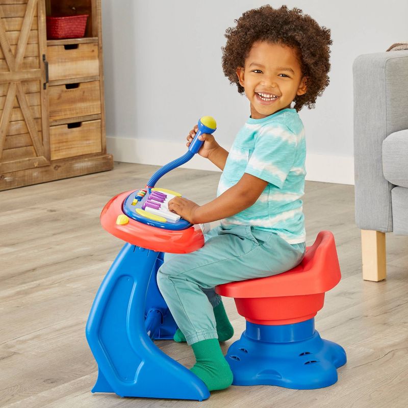 Little Tikes Sing-a-long Piano Musical Station Keyboard with Working Microphone