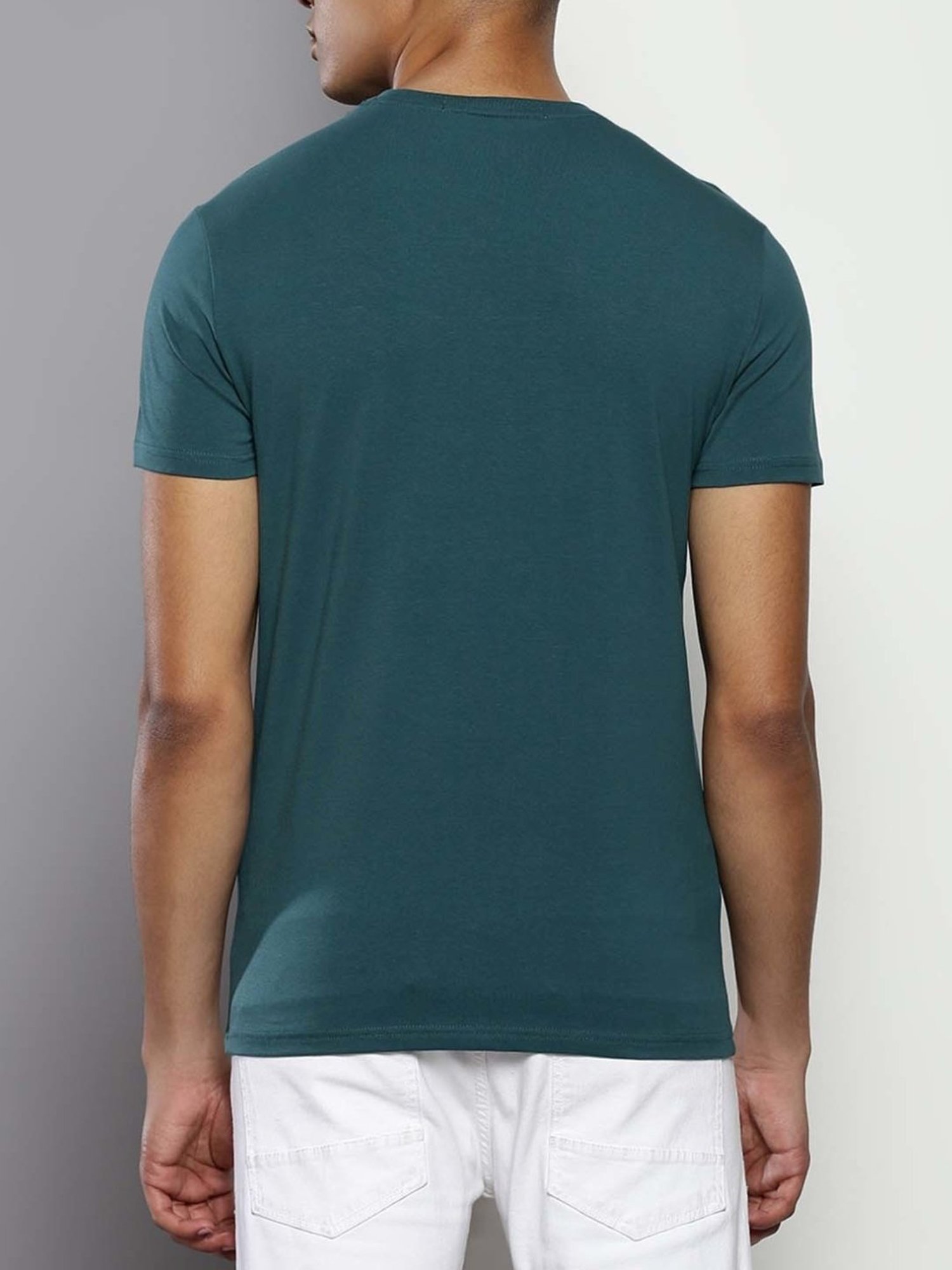 Calvin Klein Atlantic Deep Cotton Slim Fit Printed T-Shirt