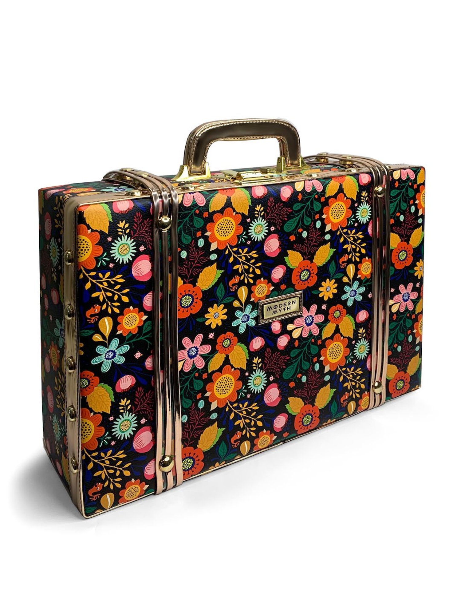 Modern Myth Multicolor Printed Medium Briefcase