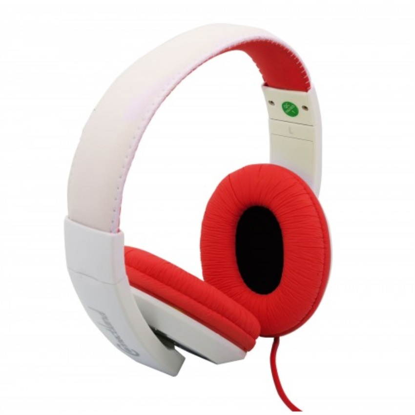 SYBA Red/White CL-AUD63080 Binaural Headphone
