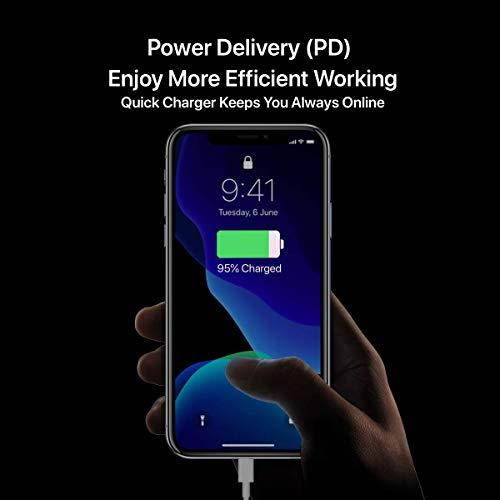 USBC Fast Power Adapter  for Latest iPad Pro 3rd Generon 11inch and 129Inch 18W PD Quick Wall Charger with 66 Feet Braided USBC Cable for Google Pixel 3 Note 10 Galaxy S10 White