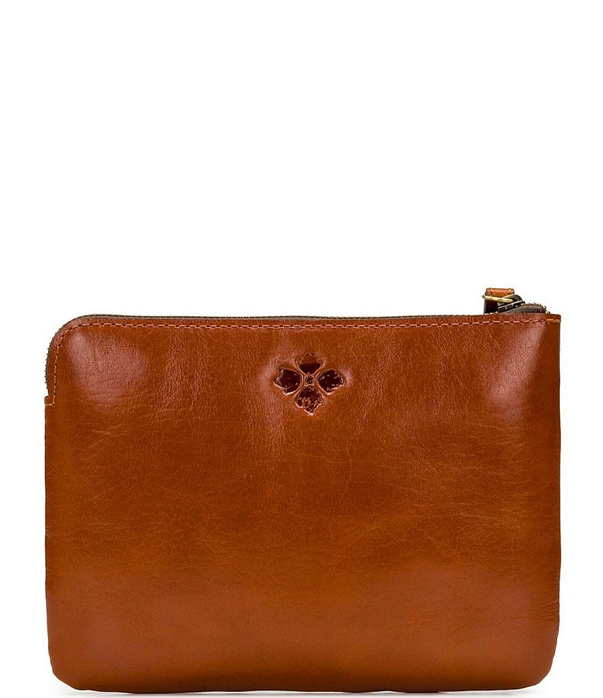 HOBO Link Leather Zip Wristlet