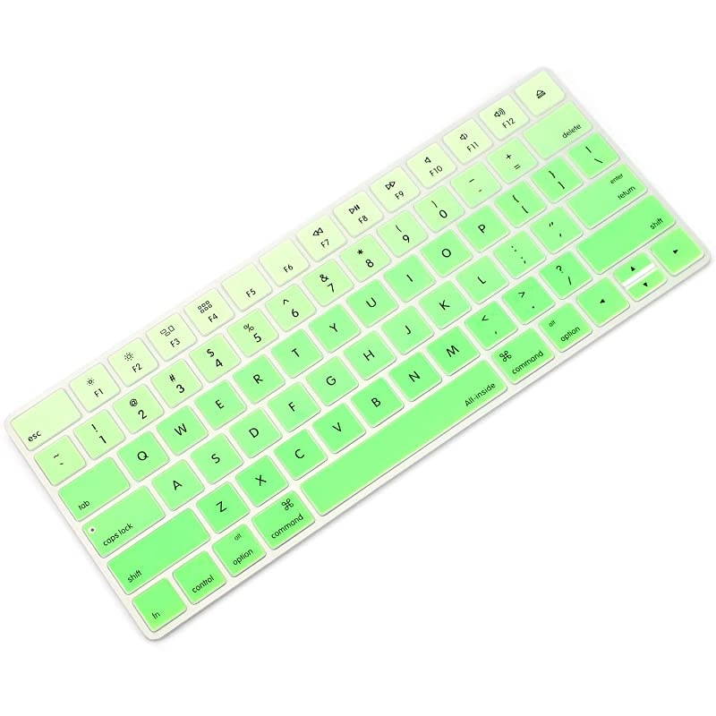 Ombre Green Cover for Apple Magic Keyboard (MLA22LL/A) with US Layout