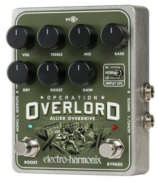 Electro-Harmonix Operation Overlord Allied Overdrive Effect Pedal