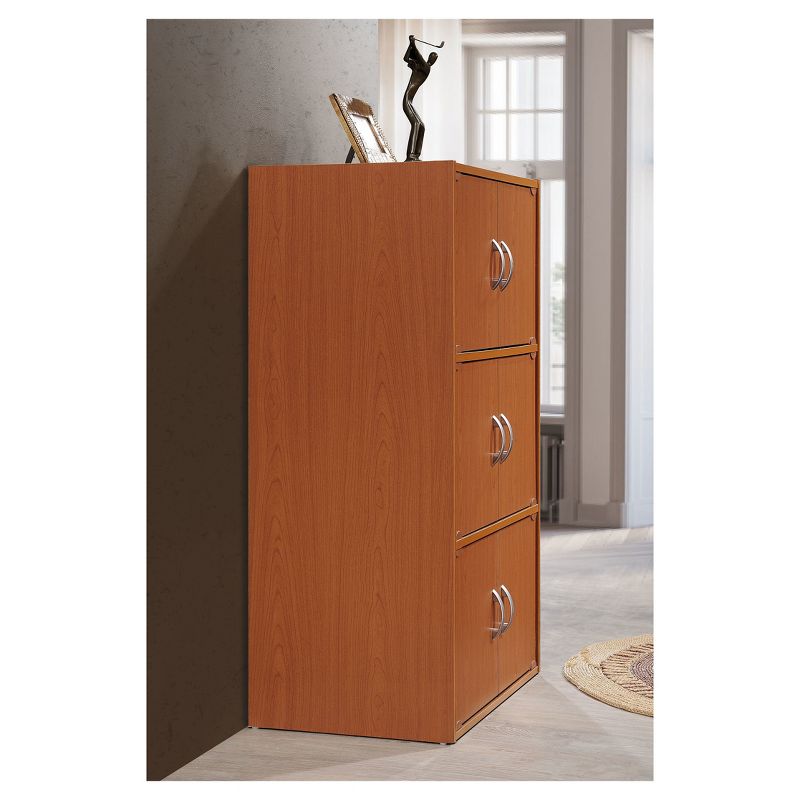 IRIS Tachi Series Modular Wood Stacking Storage Drawer Box Cabinet Cube, Gray