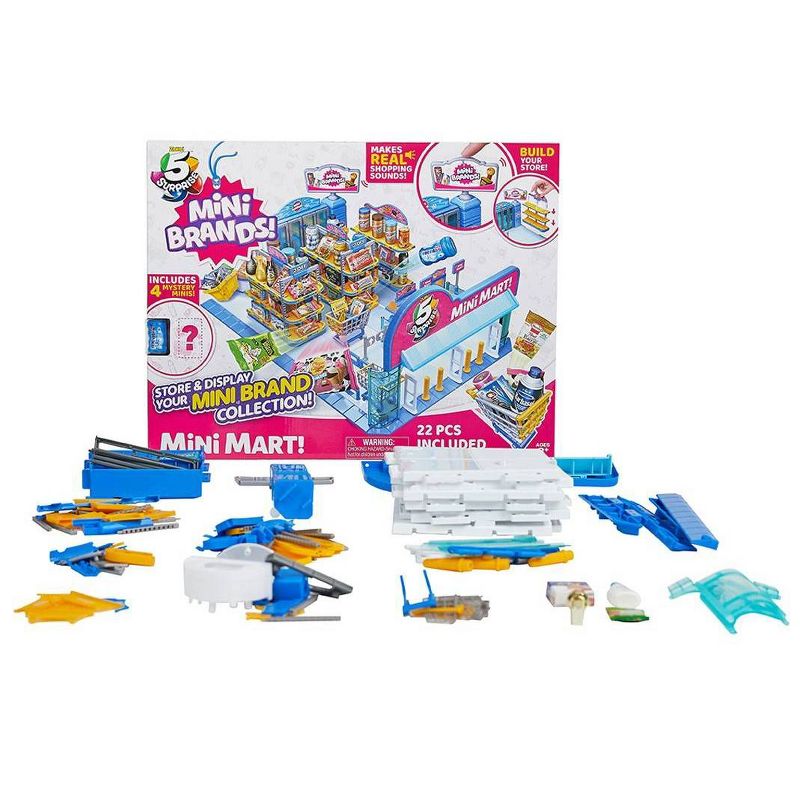 5 Surprise Mini Brands! Mini Mart with 4 Mystery Minis