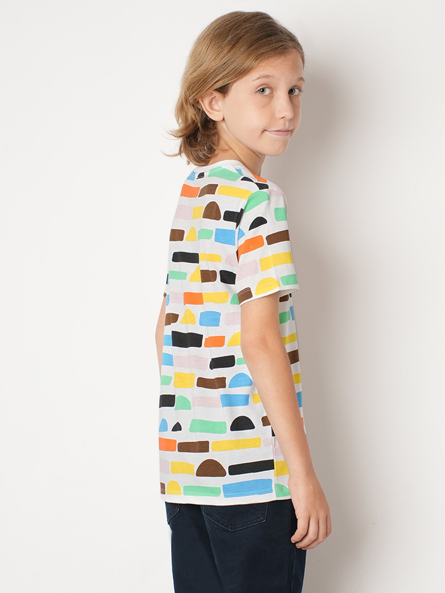 Jack & Jones Junior Multicolor Printed T-Shirt