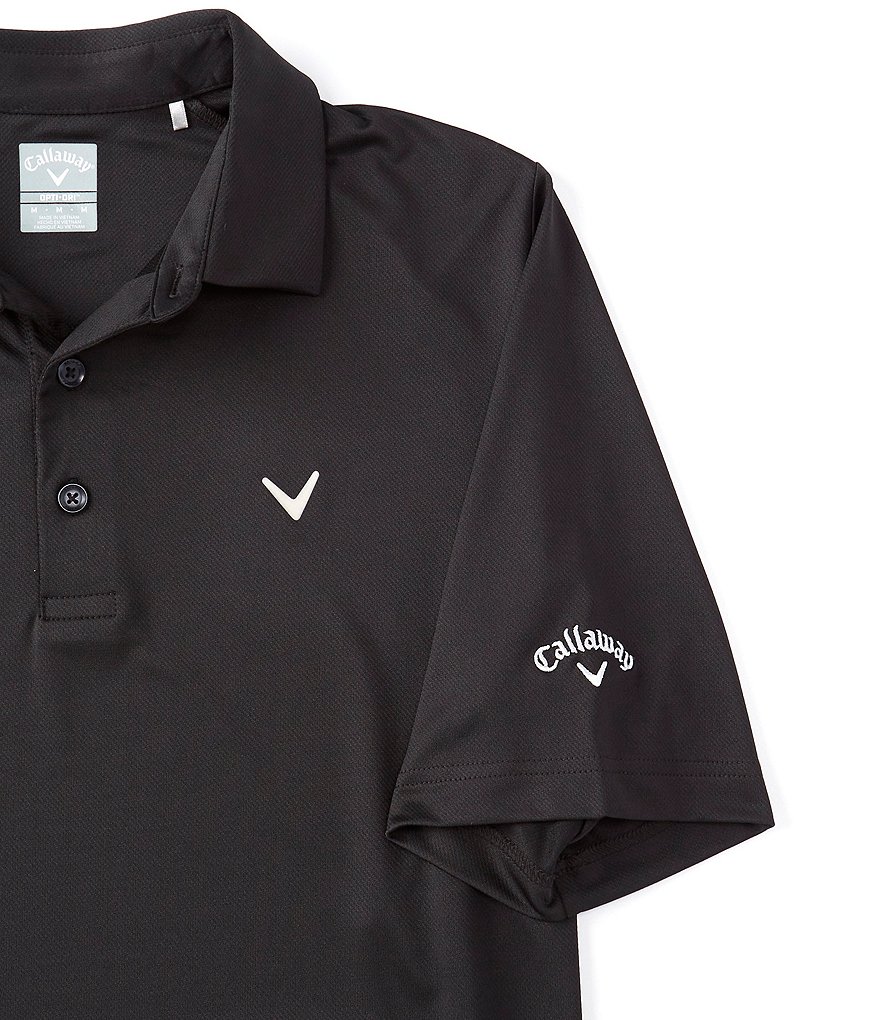 Callaway Short-Sleeve Solid Swing Tech&trade; OptiDri&trade; Golf Polo