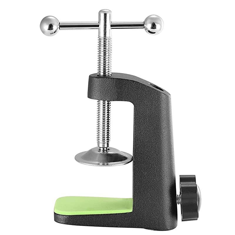 Desktop Microphone Suspension Boom Scissor Arm Stand with Microphone Clip Holder Table Mounting Clamp and Pop Filter Windscreen Mask Shield Kit for Studio BroadcastingSingingRecordingWhite