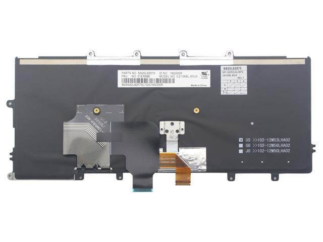 New Laptop Backlit Keyboard for Lenovo IBM ThinkPad x270 US layout Black Color