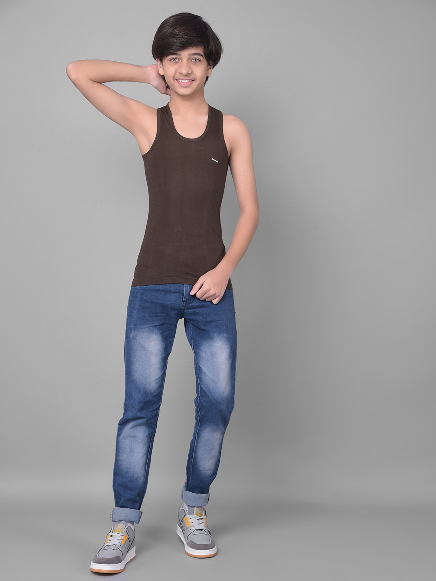 Dyca Boys Assorted Printed Vest (Pack Of 4)