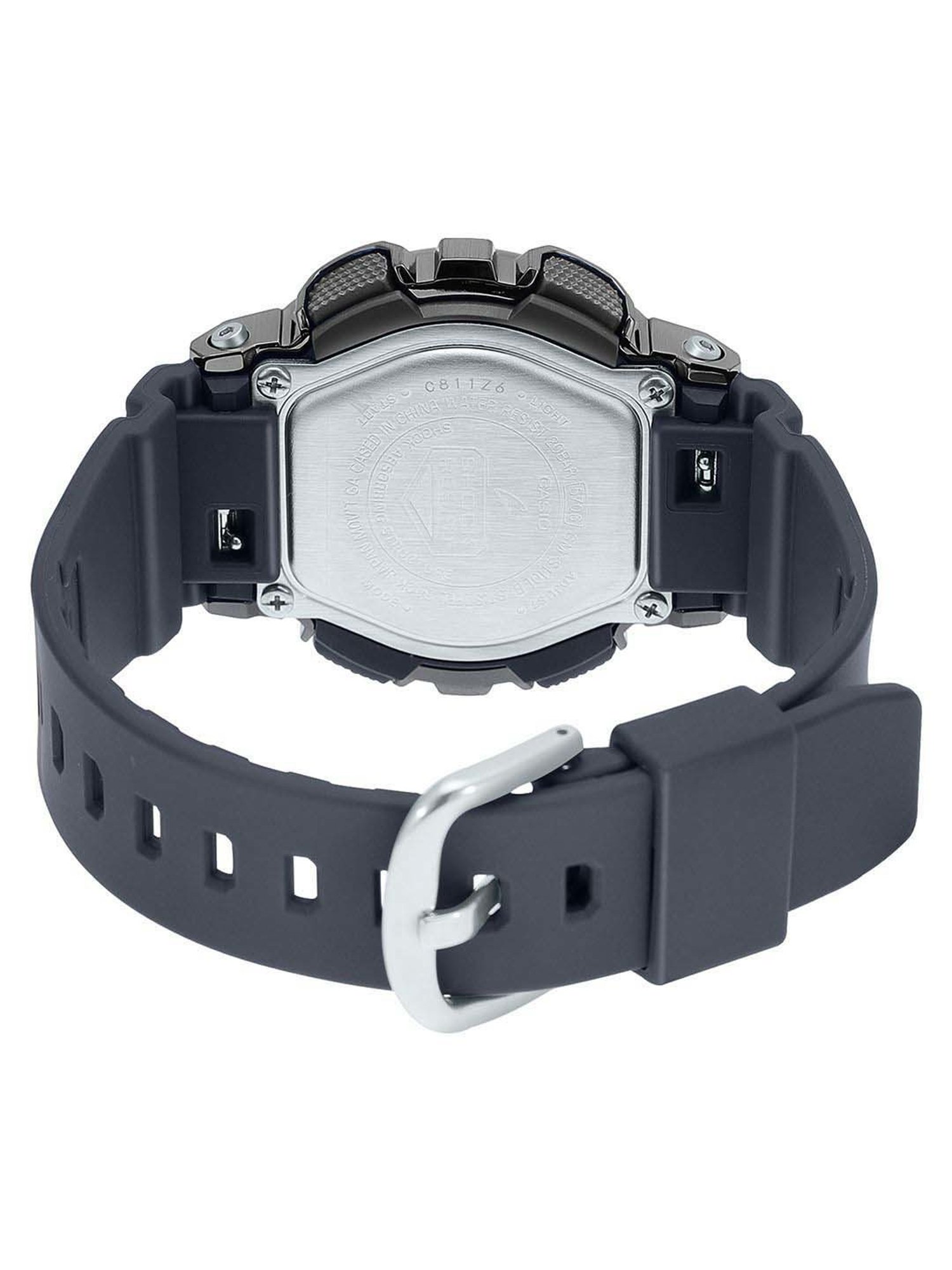 Casio G-Shock GM-S110B-8ADR Gray Analog-Digital Dial Grey Resin Strap Women's Watch G1317