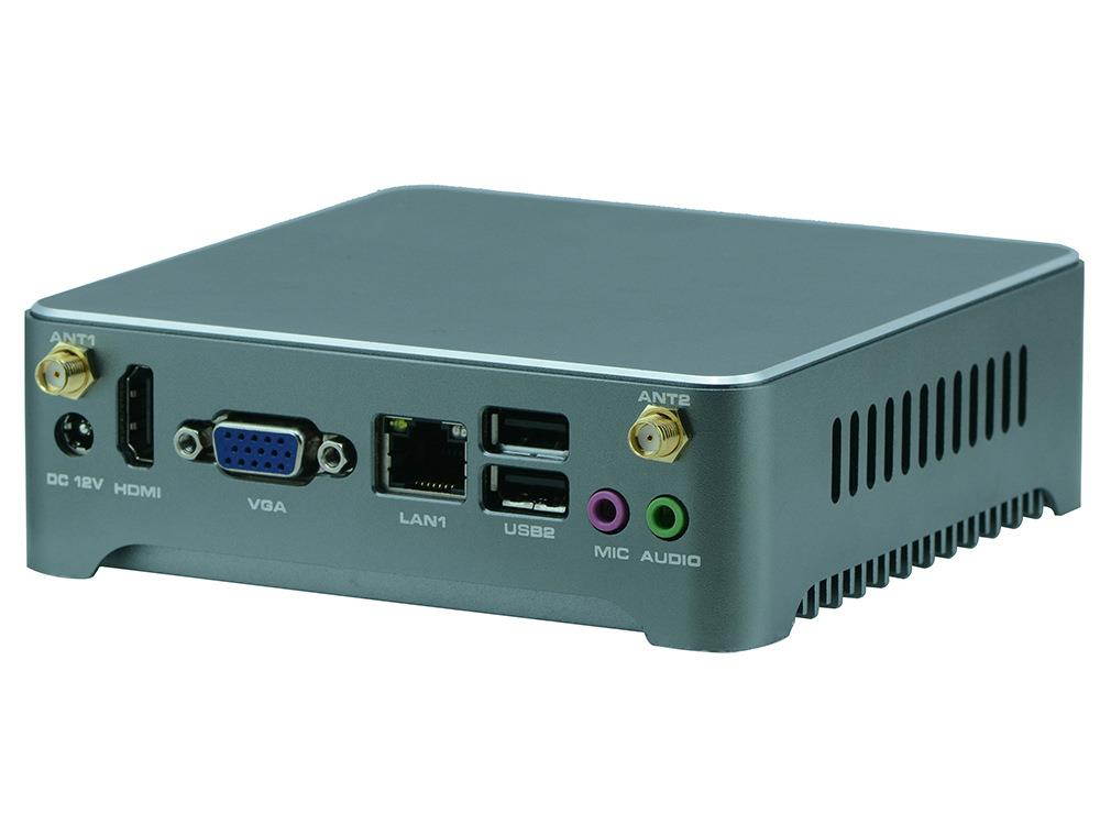 Desktop Computer Fanless Mini PC NANO PC Windows 10 OEM/ Linux With Intel Celeron N2805 Partaker N3 1 LAN 8G RAM 240G SSD