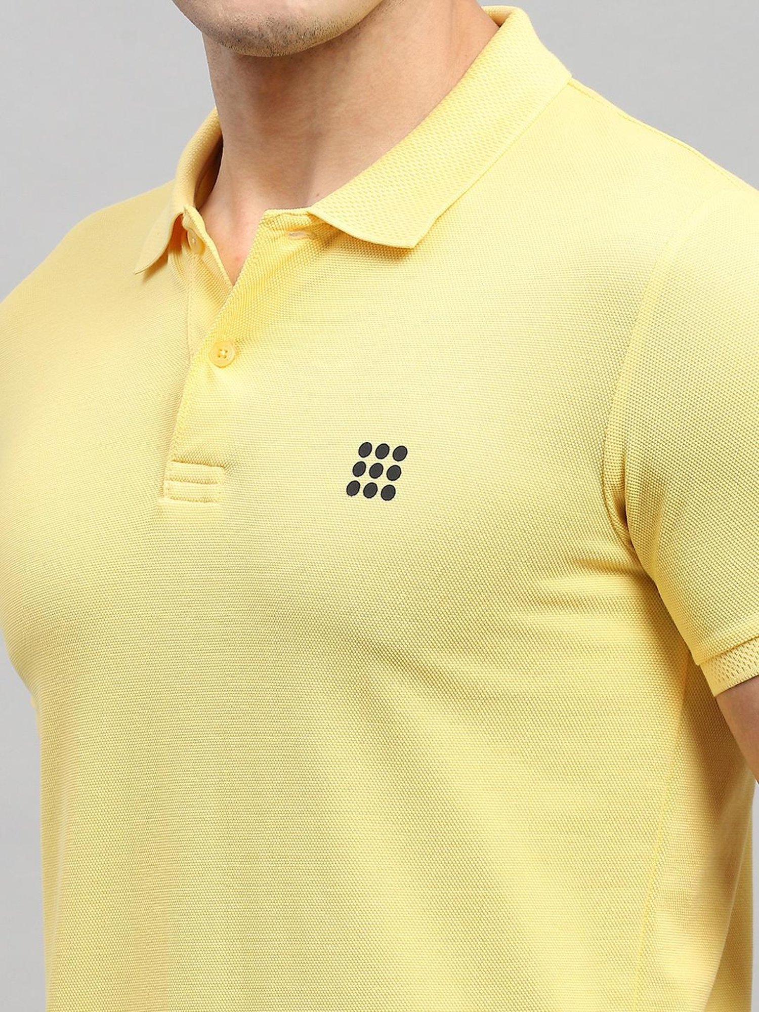 Rock.it Yellow Regular Fit Polo T-Shirt