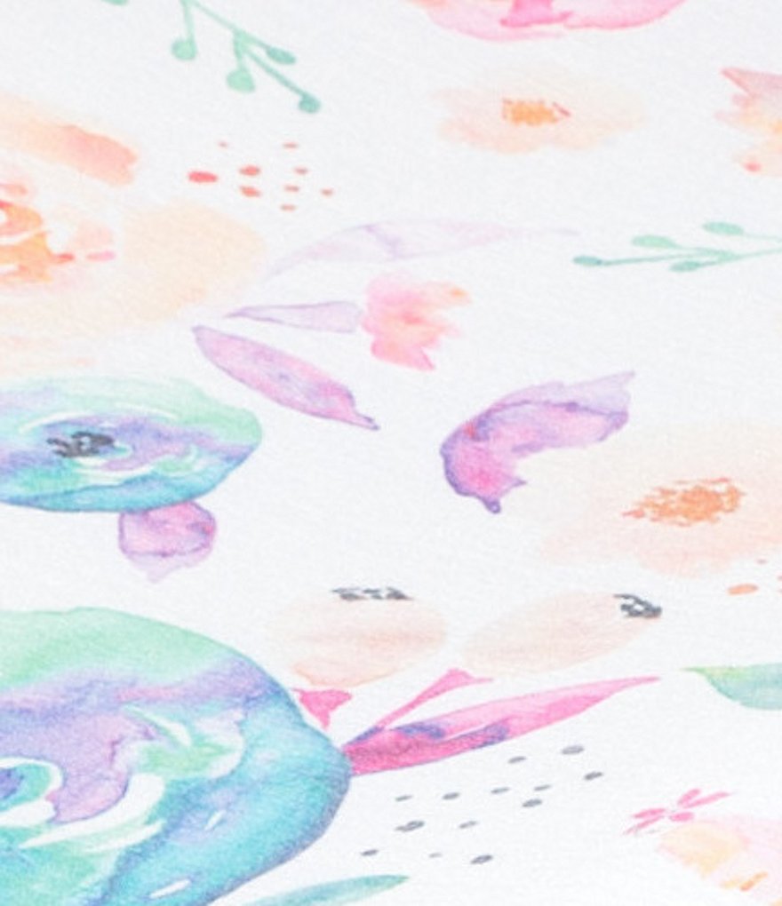 Copper Pearl Baby Girls Bloom Floral Print Premium Diaper Changing Pad Cover