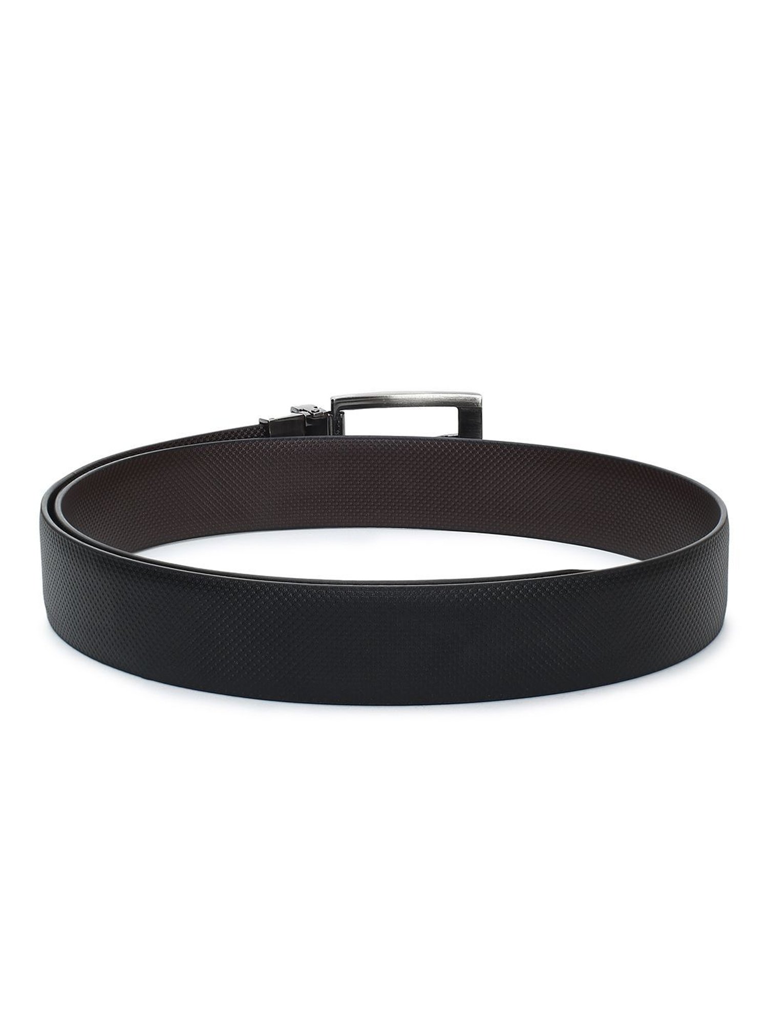 Crusset Black Formal Belt for Men