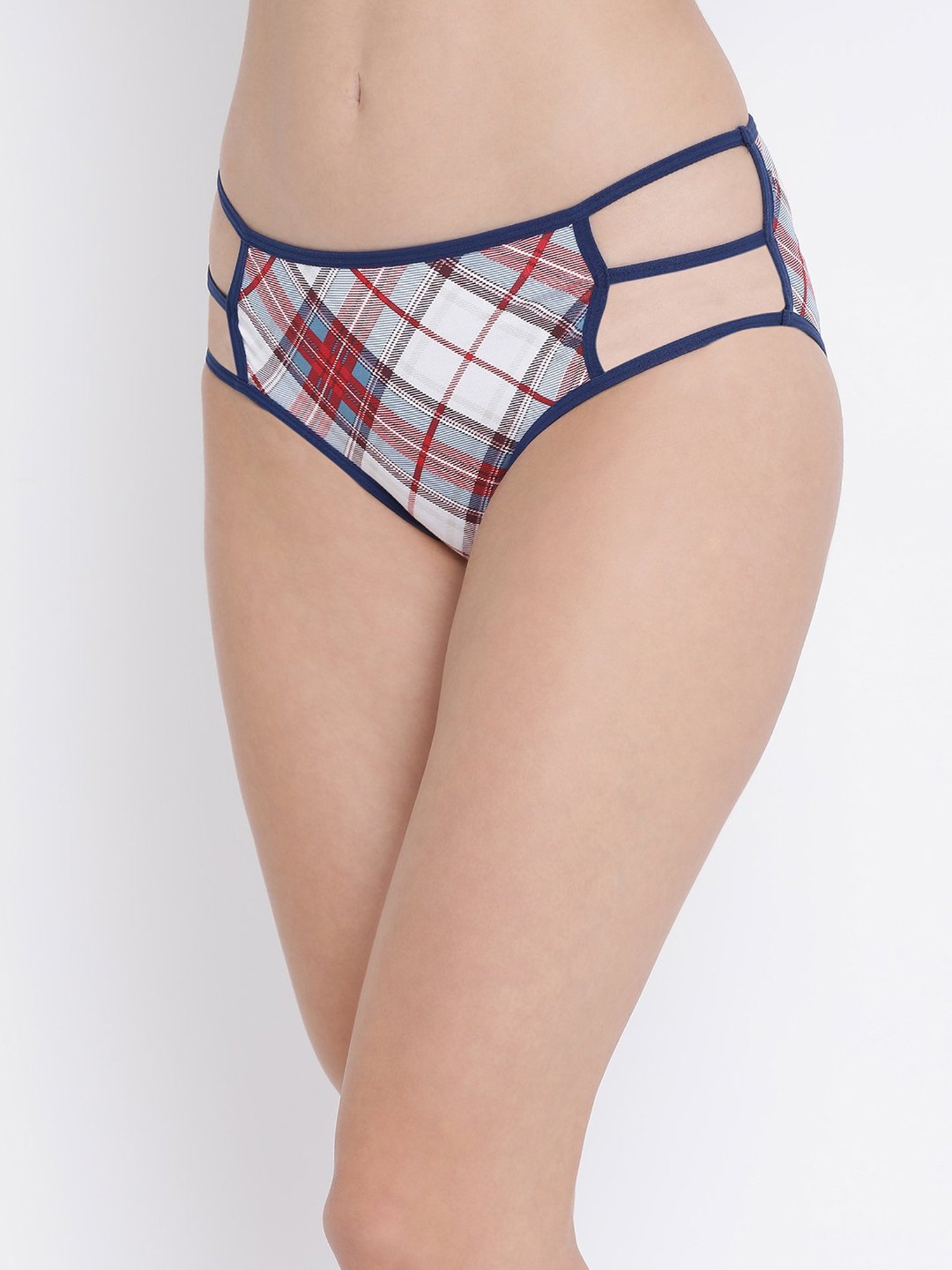Clovia Red Printed Hipster Panty