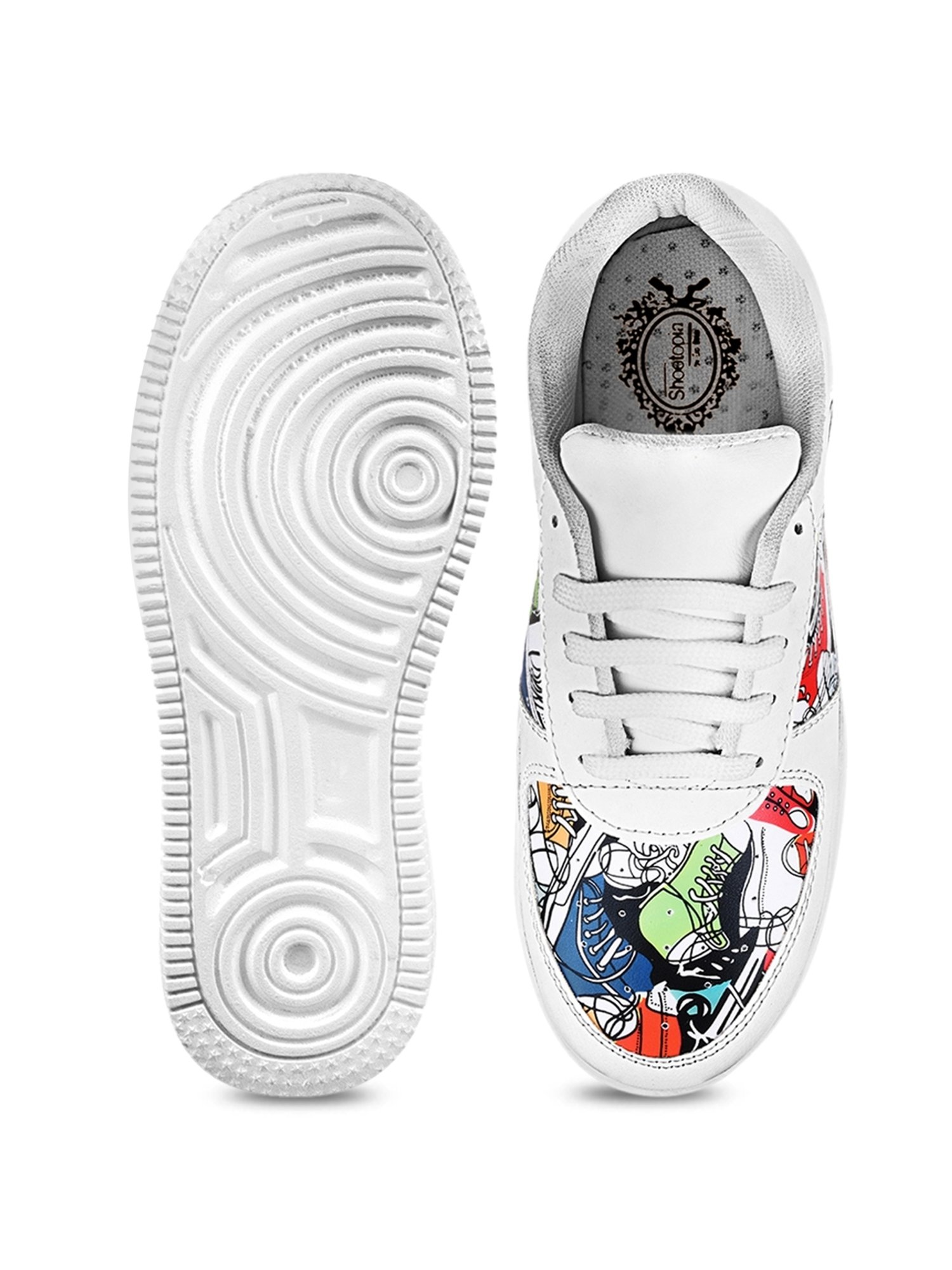 Shoetopia Women's White Sneakers