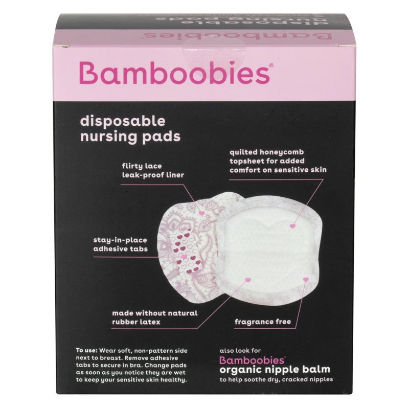 Bamboobies Disposable Nursing Pads- 60ct