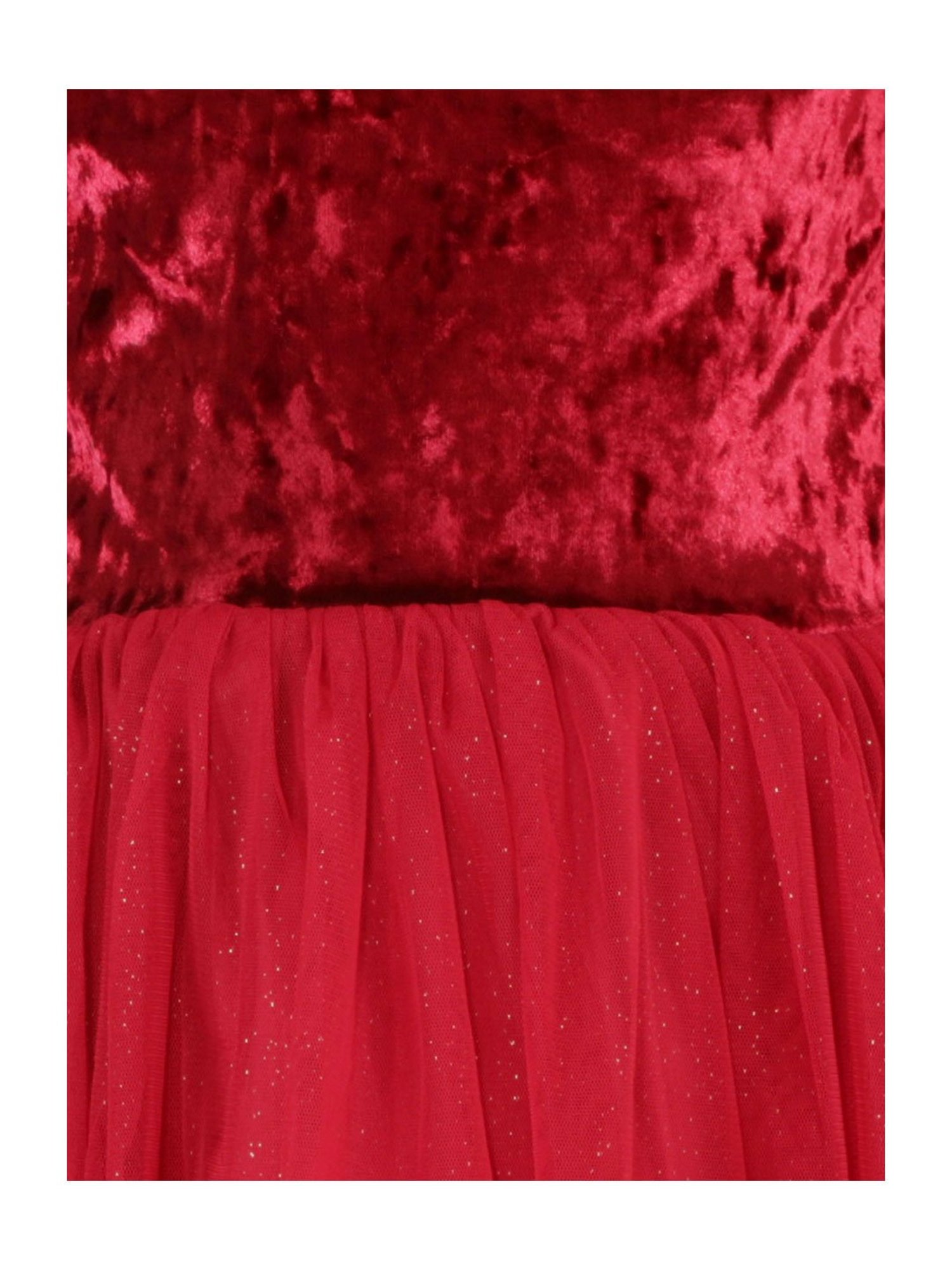 KidsDew Kids Maroon Solid Dress