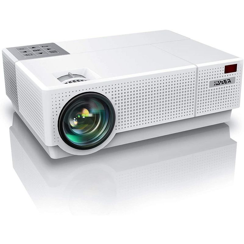 Yaber Y31 Native 1920x 1080P Projector 8000L Full HD Video Projector Support 4K +/-50^0 4D Keystone Correction Compatible with Phone,PC,TV Box,PS4