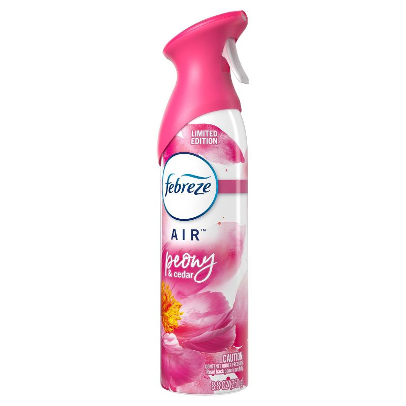 Febreze Odor-Eliminating Air Freshener - Peony & Cedar - 8.8oz