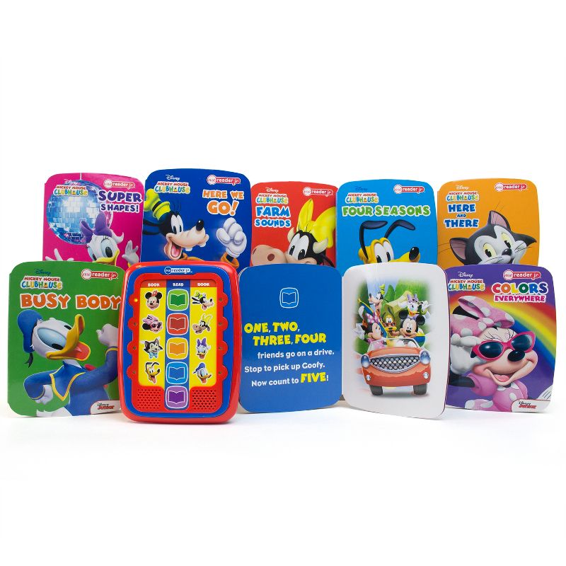 Disney Mickey Mouse Clubhouse Electronic Me Reader Jr Story Reader and 8-book Boxed Set