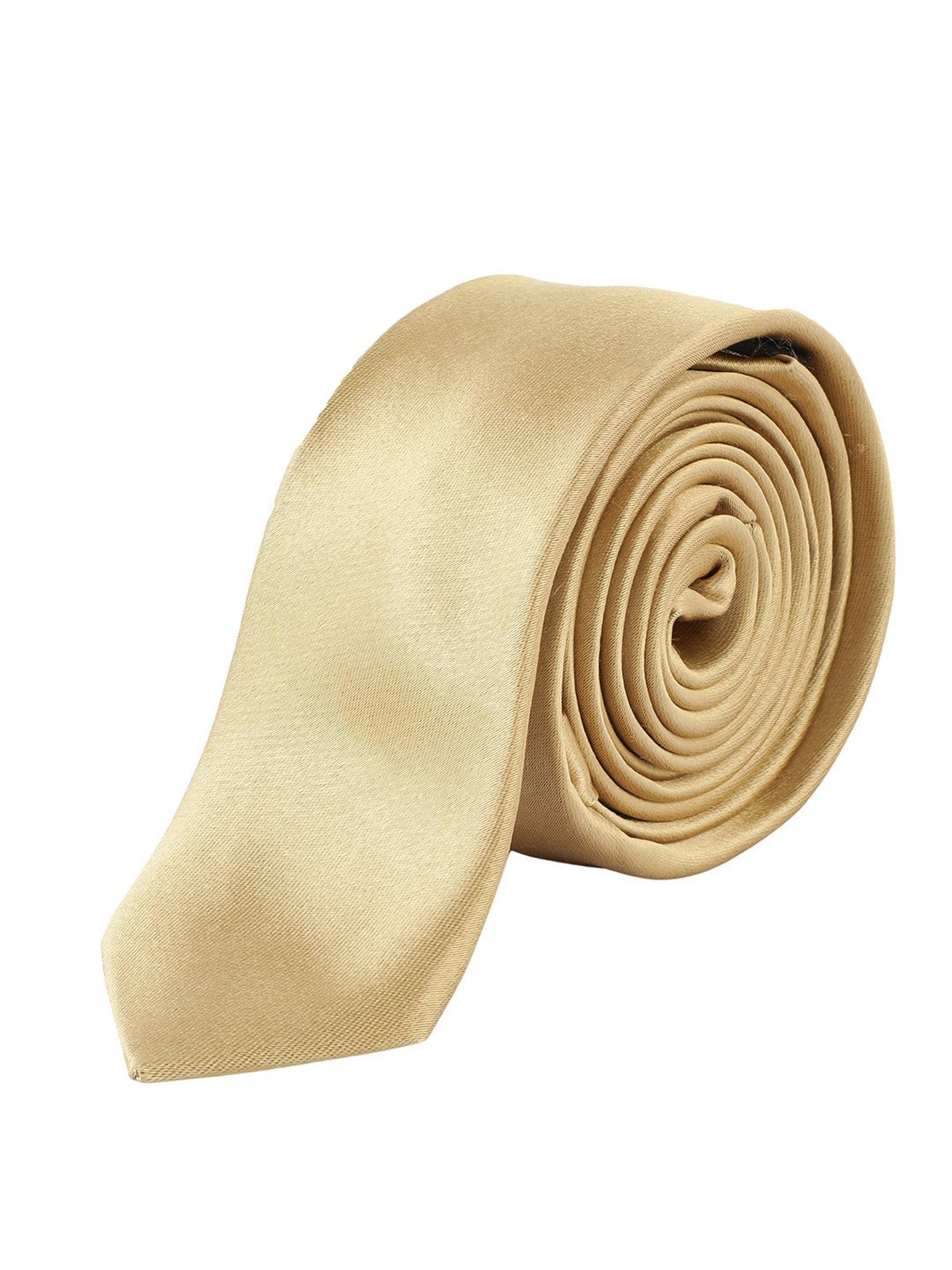 Alvaro Castagnino Solid Beige Necktie