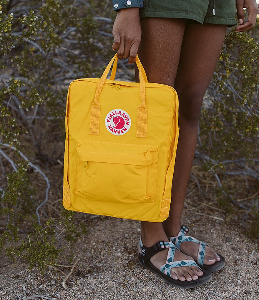 Fjallraven Kanken Water-Resistant Cotton Zipper Convertible Backpack