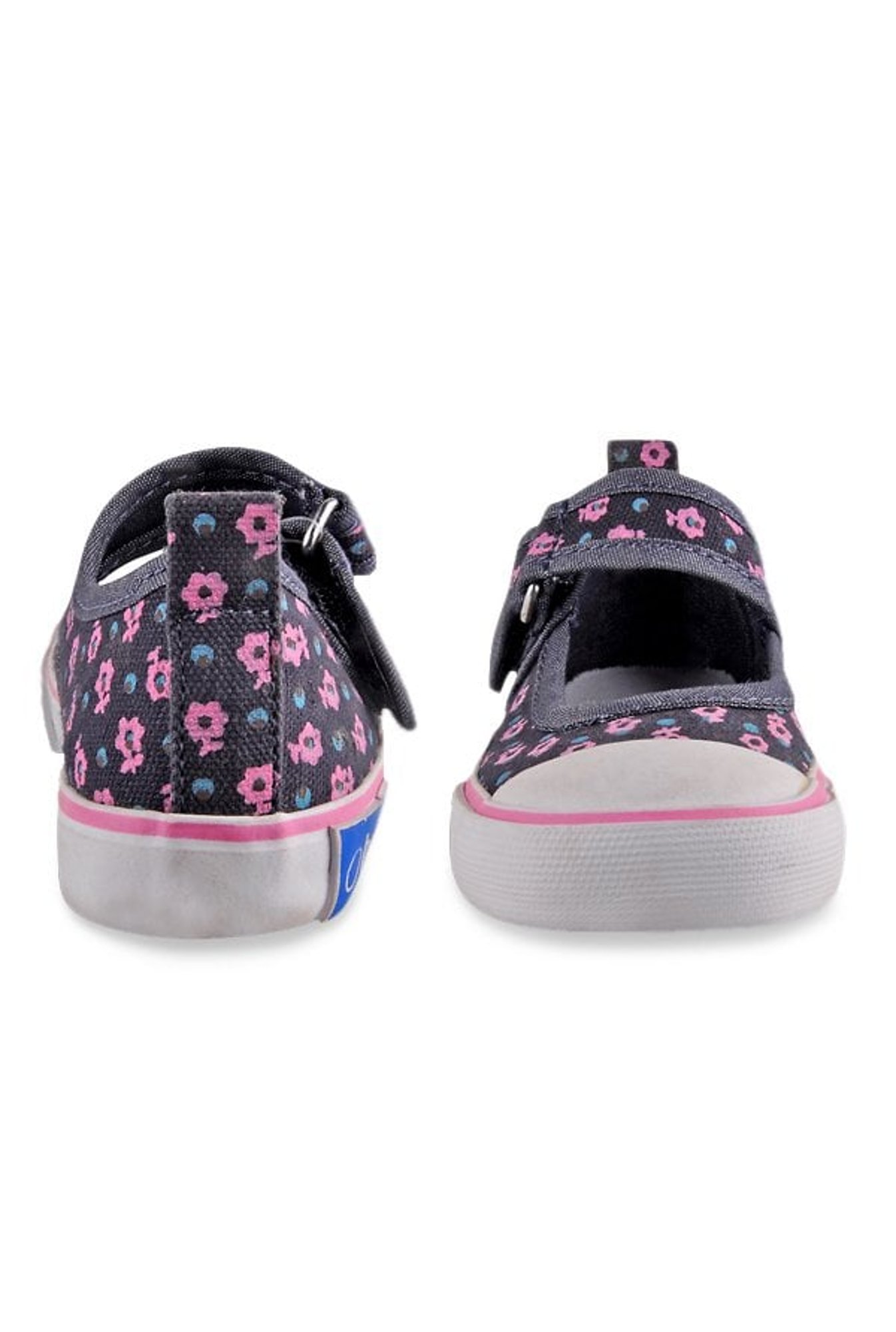 Beanz Kids Rush Rhea Navy & Pink Mary Jane Shoes