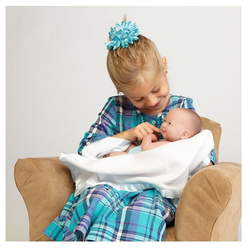 JC Toys La Newborn 14" Baby Doll 8pc Set - Blue