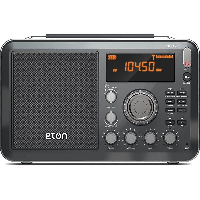 Elite Field AM/FM/Shortwave Desktop Radio with Bluetooth