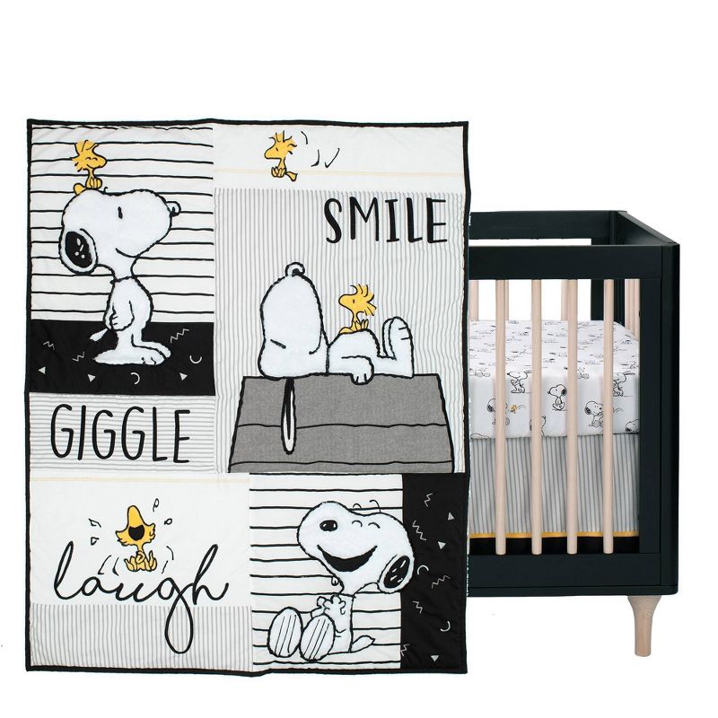 Lambs & Ivy Classic Snoopy Crib Bedding Set - 3pc