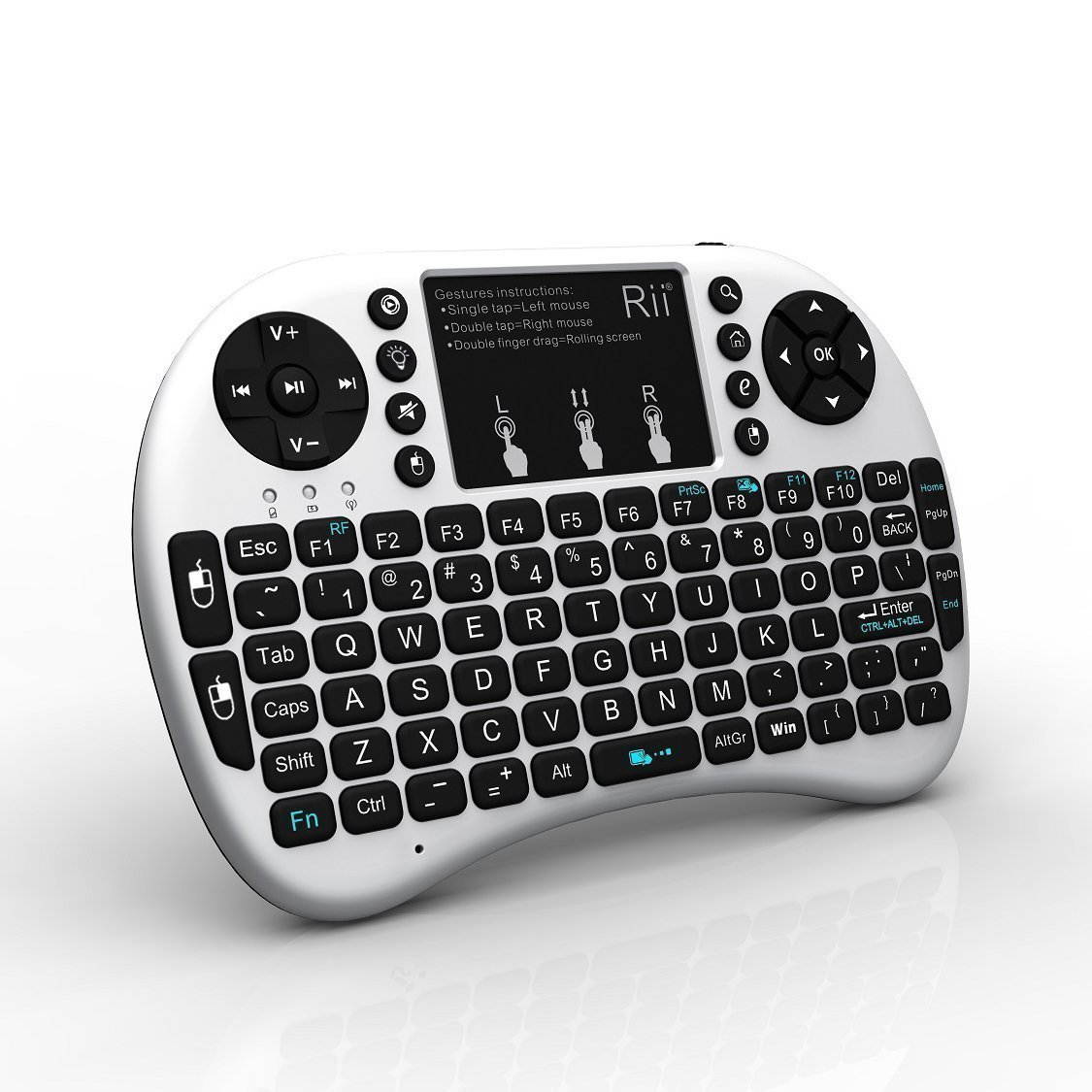 Rii i8 + Wireless 2.4G Mini Keyboard for Google Android Devices (Smart TV, TV Box, HTPC, PC, Notebook Pad and Other Games