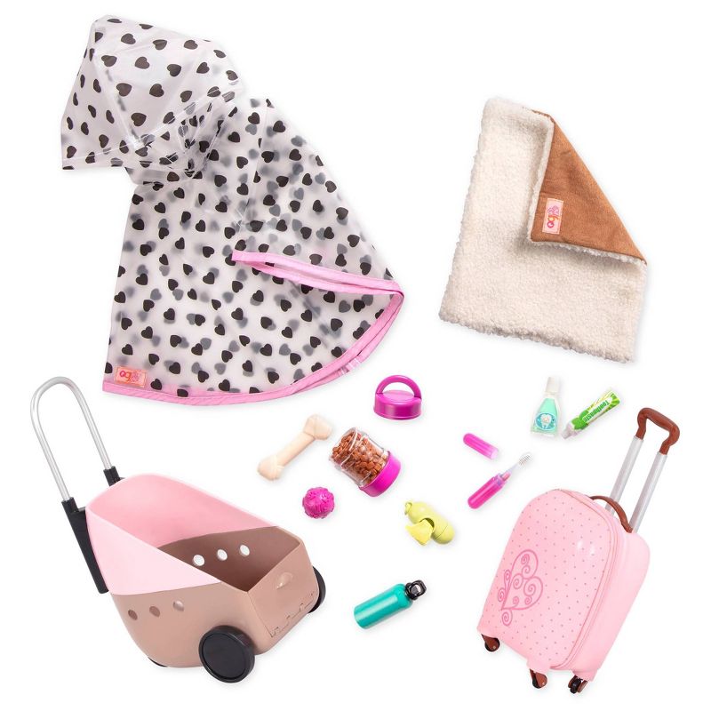 Our Generation Passenger Pets Doll & Pet Travel Accessory Set for 18" Dolls