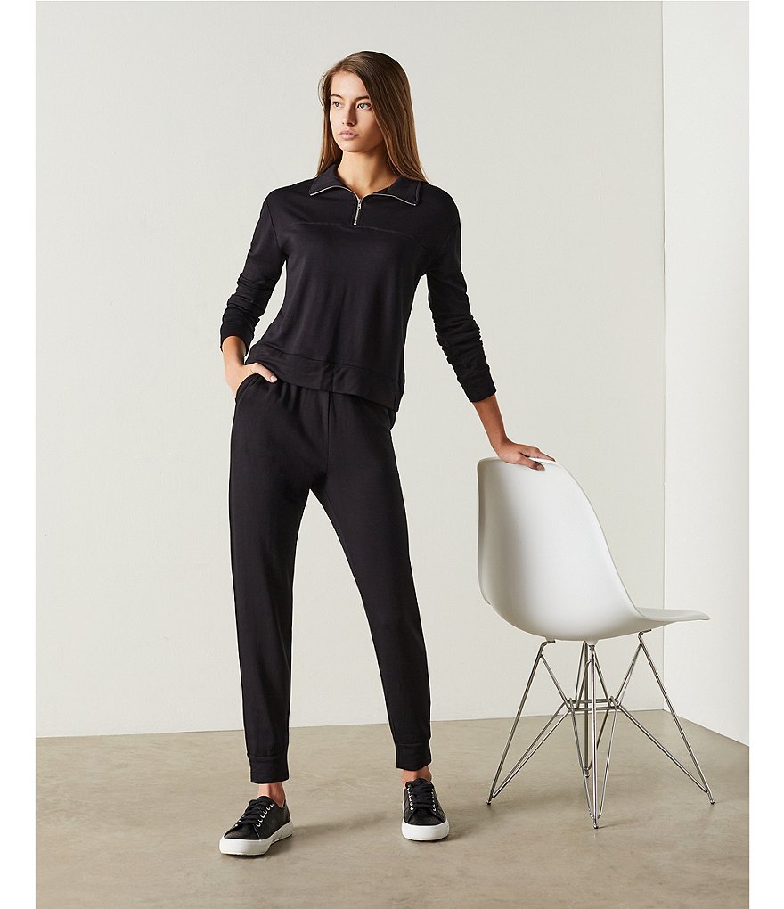 Coco + Jaimeson Coordinating Off-The-Shoulder French Terry Top