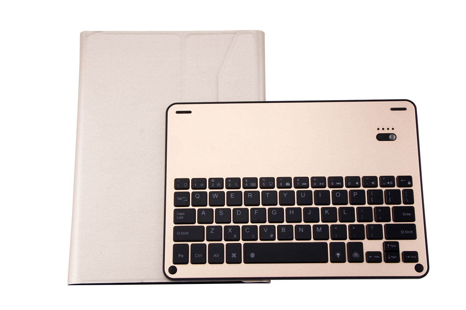 Ultra Thin Folio Cover with Removable 7 Color Backlit Wireless Bluetooth Keyboard for 2017 iPad iPad Pro 9.7 Air2