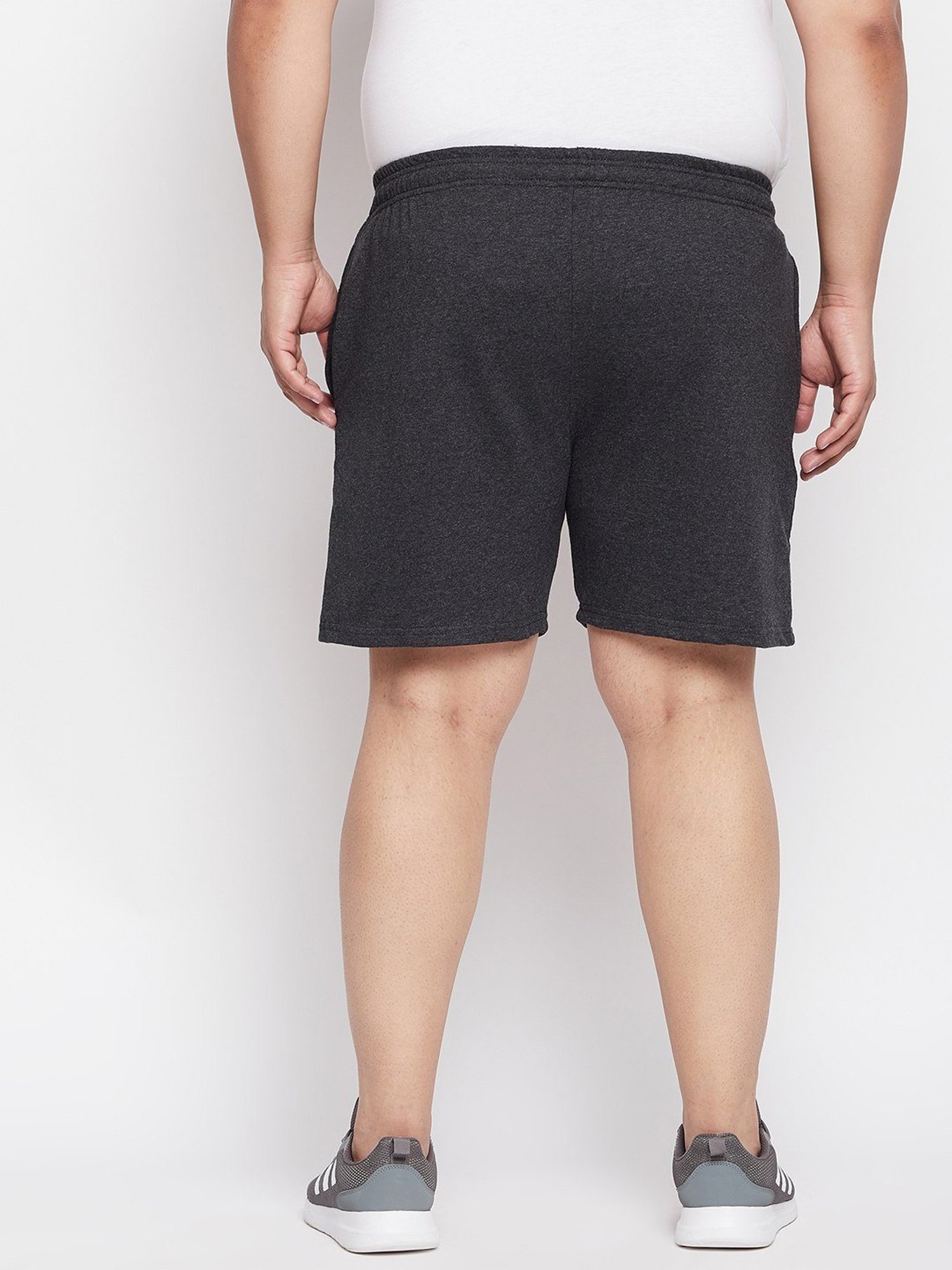 Bigbanana Grey Cotton Regular Fit Shorts